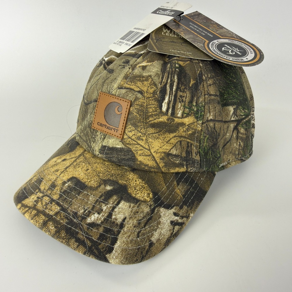 Carhartt Realtree Xtra Camo Ear Flap Cap Men L XL Force Sweatband 101477 977 NWT